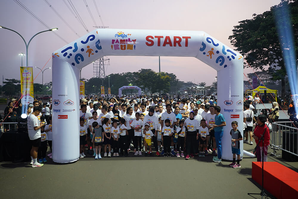 Family Run community event start line